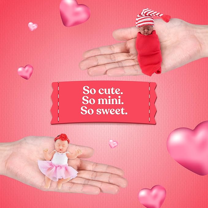 MY MINI Baby Sweet Hearts 2 Pack by ZURU – Collectible Mystery Capsule Baby Doll - Image 4