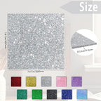 Glitter Acrylic Sheets, 1/8 in Thick, 2 Pack | 3mm Cast Sparkly Acrylic - Image 2