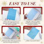 Geiserailie 1 Pcs Embossing Folders 2d/3D Embossing Machine Template Paper Card - Image 3
