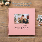 potricher 12 x 12 Inch DIY Scrapbook Album 40 Pages Hardcover Kraft Paper Scrap - Image 2