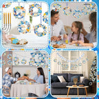 Hollowfly 48 Sets Hanukkah Wreath Craft Kits DIY Menorah Hanging Ornaments Make - Image 6