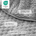 Super Fuzzy Soft Fleece Sherpa Weighted Blanket 15 lbs - Image 3