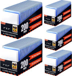1000 Card Sleeves Toploads for Cards, Premium Standard Size Trading Hard by TRUGQCardGuardians