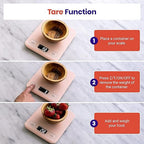 Etekcity Food Kitchen Scale, Digital Grams and Ounces, Medium | Tare function - Image 4