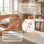 Zugzwang 20 Pcs Metal Keychain Making Kit - Image 4