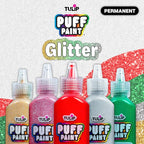 Tulip Glitter Puff Paint Pack, Permanent Multi-Surface Craft Paint - Image 5