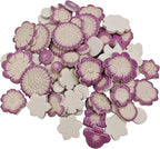 500g/1.1lb Ceramic Mosaic Tiles Mixed Shapes of Flowers, Mushrooms - Image 9
