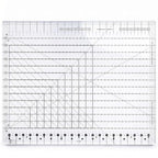 XL 17-3/4” x 22” Slotted Quilting Ruler, Accurate Fabric Strip Cutting by Unknown