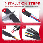 2 in 1 Heat Shrink Braided Sleeving Fabric Tubing-Ideal fit Irregular Shape - Image 9