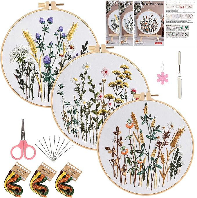 Herdiese Embroidery Kit for Beginners Adults, Cross Stitch Kits by Unknown