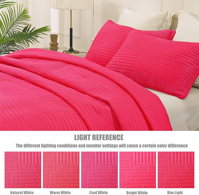 Whale Flotilla Ultra Soft King Quilt Bedding Set, Lightweight Microfiber Hot - Image 5