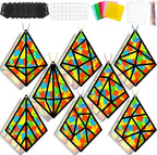 Lonfliness 30 Sets Sunday School Kite Suncatcher Crafts VBS DIY Window Stain by Lonfliness