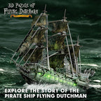 CubicFun Flying Dutchman 3D Pirate Ship Puzzle - Image 2