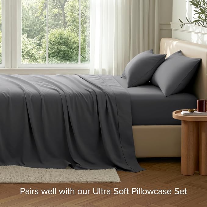 Bare Home King Flat Sheet - Image 7