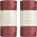 Sensy Premium 2 Pack of 2mm 251 Yards Polyester Rope 100% Polypropylene Cord by SSENSY