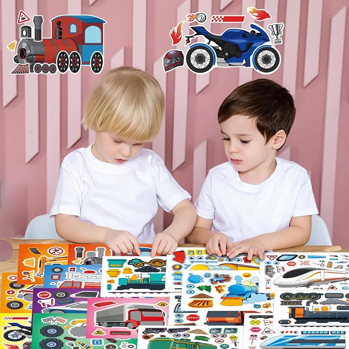 48 Sheets Create Vehicle of Dreams Stickers, Make Your Own Stickers - Image 7