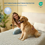 BEDLORE Waterproof Mattress Protector, Full Size Mattress Pad - Image 3