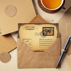 GLOBLELAND Postcard Border Edge Silicone Clear Stamp Postmark Transparent - Image 3