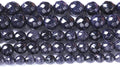 8mm 45pcs Natural Blue Sandstone Faceted Stone Beads by NaturalStoneBeads
