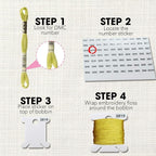 Embroidery Floss Organizer, Cross Stitch Thread Storage Box Tools - Image 3