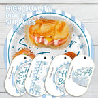 168 Pcs Summer 16th Seashell Birthday Party Decorations Serves 24 | Coastal - Image 4