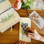 Flower and Leaf Stencils for Painting, Small Floral Drawing Templates for - Image 2