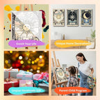 Mandun 3 Pack Paint by Numbers for Adult, Tarot Paint by Numbers Kit for Adults - Image 7