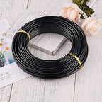Fashewelry 82 Feet 9 Gauge Aluminum Wire Black Bendable Metal Craft Wire - Image 4
