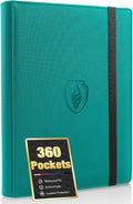 Premium 9 Pocket Card Binder for 360 Cards, Fabmaker PU Cover Trading Card by Fabmaker