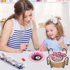 8PCS Pink Disco Diamond Art Coasters Kit - Image 3