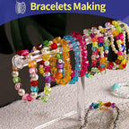 FANDAMEI 0.5mm Elastic Bracelets Strings Cord, Elastic Crystal Stretch Bead Cord - Image 5