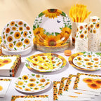 Pickmesh 400 Pcs Sunflower Party Supplies - Image 6