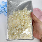 1500PCS 3-14mm Ivory AB Flatback Pearls, 150g Half-Round ABS Pearls - Image 4