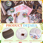 Reallnaive 16 Pcs Flower Paint by Numbers Kit - Image 4