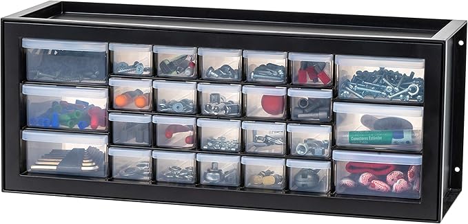 IRIS USA 26-Drawer Teacher Toolbox, Made in USA, Stackable Plastic Storage by IRISUSA