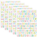 Letter Stickers 0.5 inch, Self-Adhesive Vinyl Waterproof ABC Letter Stickers by Unknown