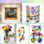 36 Sheets Iridescent Stained Glass Sheet Variety Pack, 4 X 6 inch Cathedral Art - Image 7