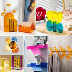 Adrattnay 4Pcs Acrylic Sheets Fluorescent Neon Colored Acrylic 12 x 12in | 1/8" - Image 6