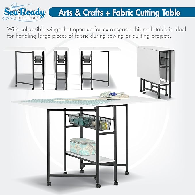 Studio Designs Sew Ready Fabric Cutting Standing Table - Image 5