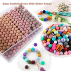 150Pcs Silicone Beads 15mm Mix Color, Bulk Silicone Beads 15mm - Image 5