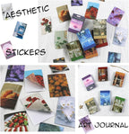 PRSTINCOL 6 Sets 300 Pcs Washi Stickers Set Assorted Colors Aesthetic Sticker - Image 5