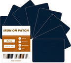 Iron on Patches, 8 Pieces Iron on Canvas Patches, Fabric Patches by ForABetterHomeLife