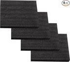 4Pack Customizable Polyethylene Foam Sheets 15.7"X 11.8"X1" Thick Foam Padding by Unknown