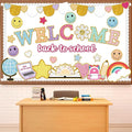Welcome Back to School Bulletin Board Set Boho Groovy Classroom Decorations by Yiaoyinnz