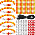 Ferreve 35 Sets Sun Religious Bead Wristband Craft Kit Jesus Love Me Faith DIY by Ferreve
