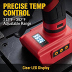 BLEDS 100W Cordless Glue Gun for Milwaukee 18V, LED Temp Adjust, Tool Only | - Image 3
