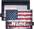Custom Retro American Flag Pencil Pouch by BOENLE-WELCOMEYOURCOMING