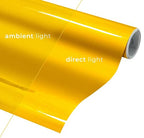 VViViD DECO65 Reflective Yellow Gold Permanent Adhesive Craft 12" x 4ft Vinyl - Image 2