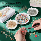 SUTROMA 776pcs Lip Gloss Keychain Making Kit - Image 5