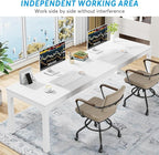 Tribesigns 78.7 Inches Extra Long Computer Desk 2 Person Desk, Double Long Desk - Image 5
